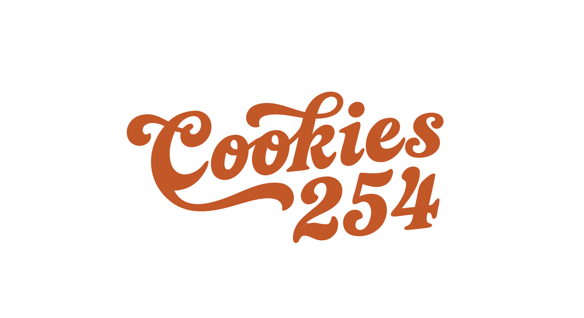 Cookies 254 brand identity logo